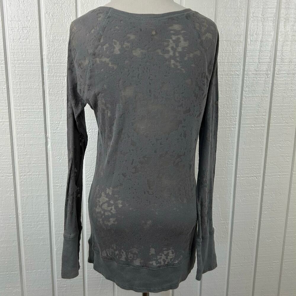 OP Vintage Style Burnout Long Sleeve Tee Distressed Boho Size XXL - Picture 5 of 6